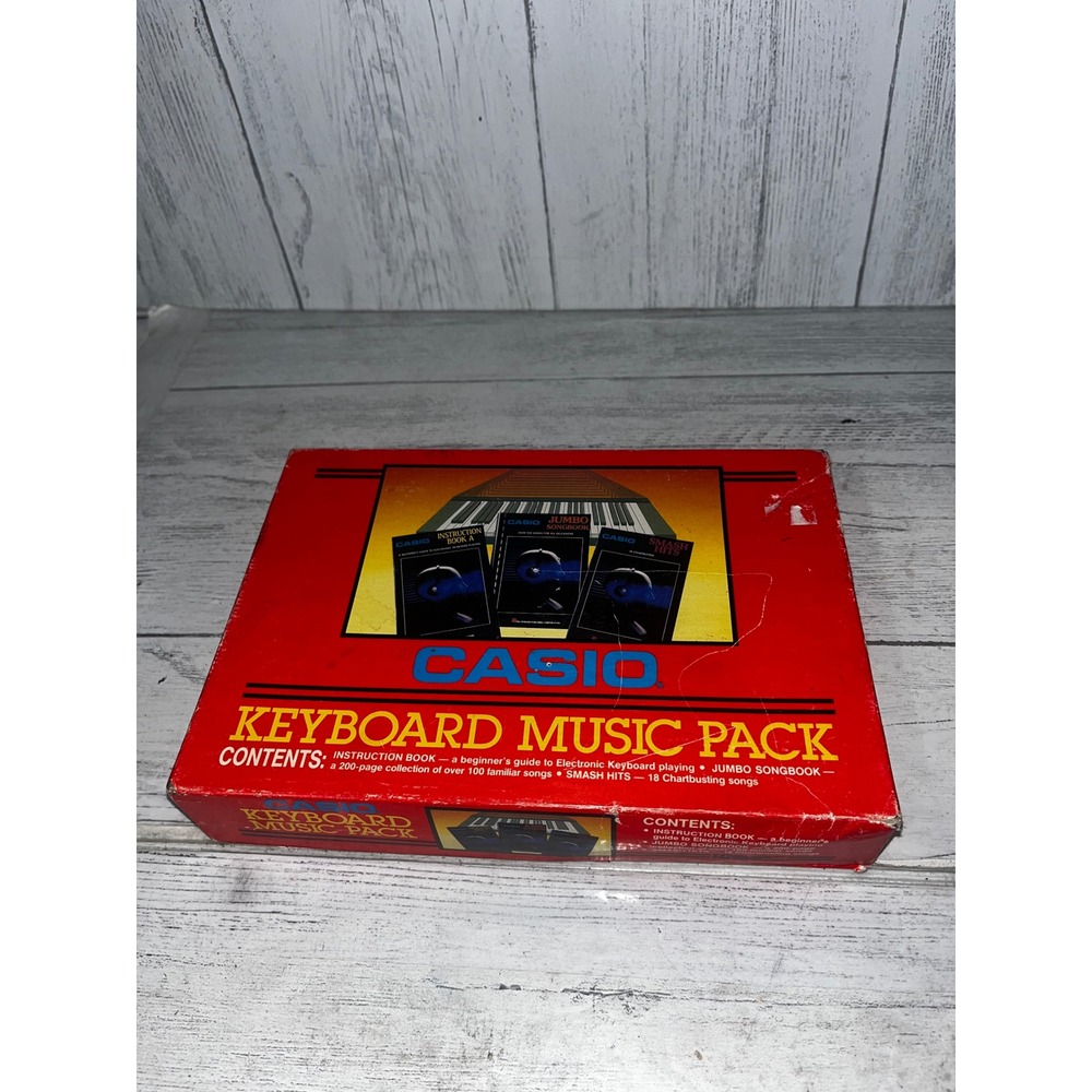 Casio Keyboard Music Pack Beginner Guide Jumbo Songbook 18 Chart Hits